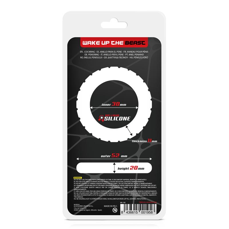 BEAST RINGS - Cockring Turbine silicone liquide