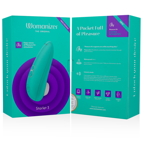 WOMANIZER - STARLET 3 STIMULATEUR CLITORIAL ROSE
