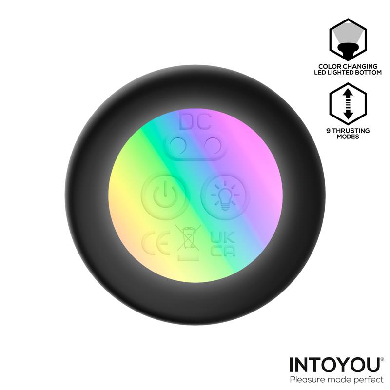 Plug anal INTOYOU Krax – vibrations, poussées & LED