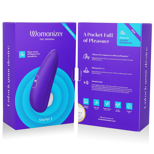 WOMANIZER - STARLET 3 STIMULATEUR CLITORIAL ROSE