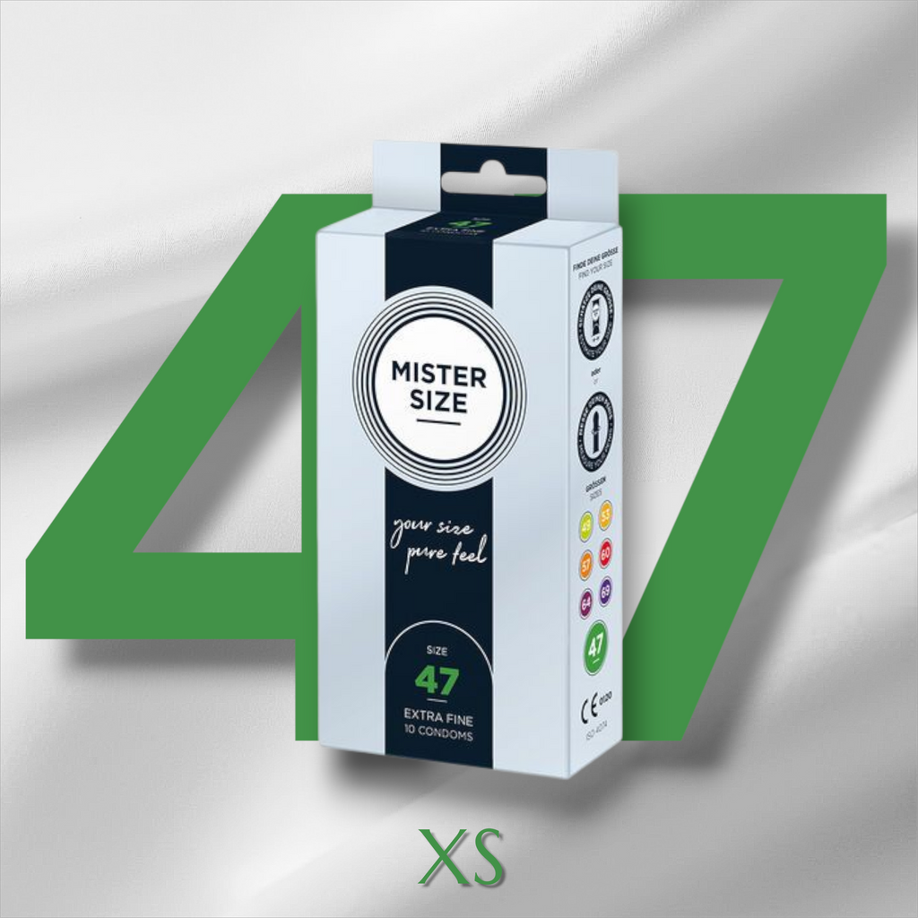 Mister Size - Préservatifs de XS à XXXL (10 unités)