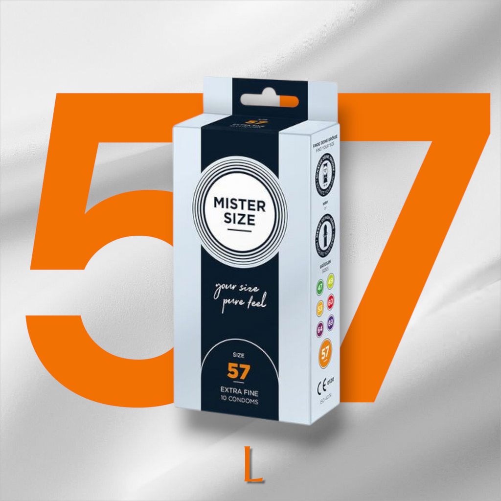 Mister Size - Préservatifs de XS à XXXL (10 unités)