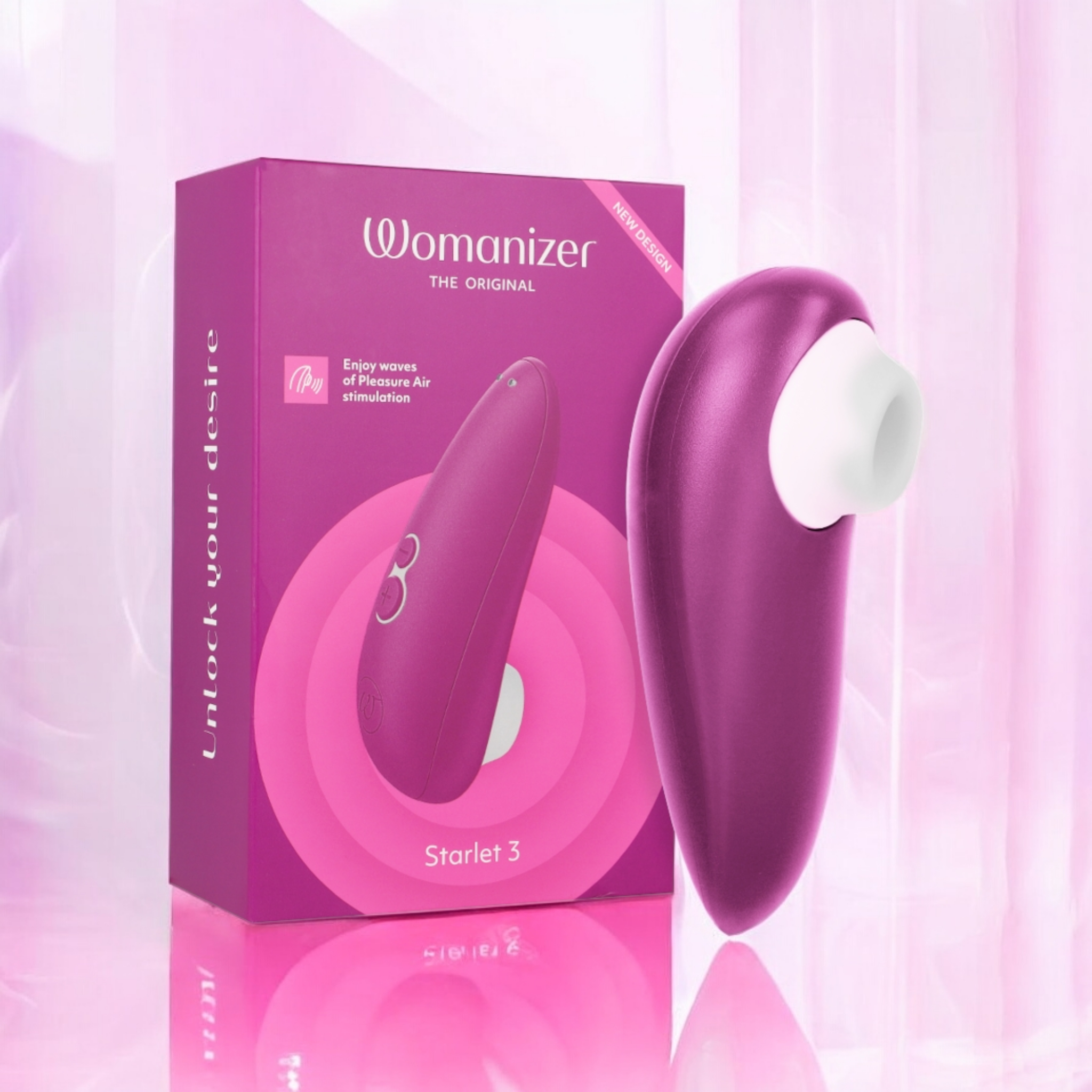 WOMANIZER - STARLET 3 STIMULATEUR CLITORIAL ROSE