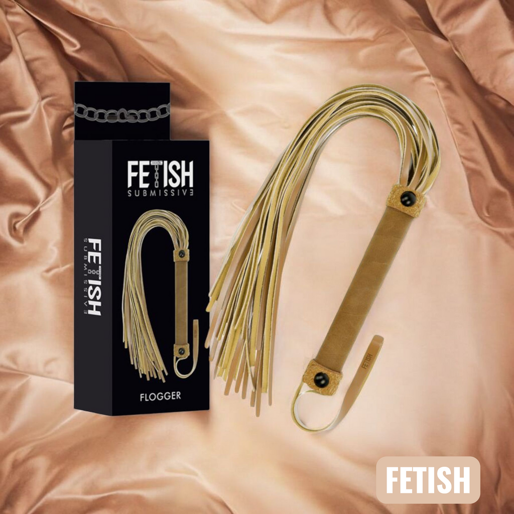 Fetish Submissive Origen - Fouet en cuir végan