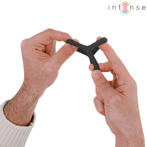 INTENSE - CARSON Cockring double silicone noir