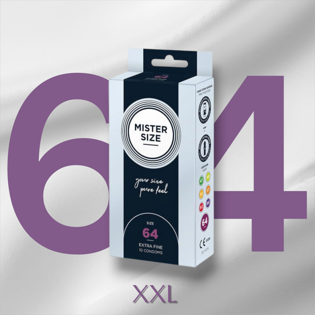 Mister Size - Préservatifs de XS à XXXL (10 unités)
