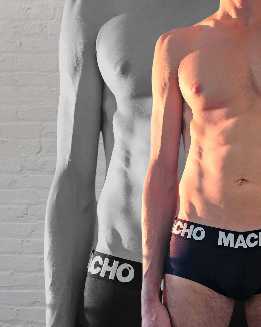 MACHO - Slip brief noir