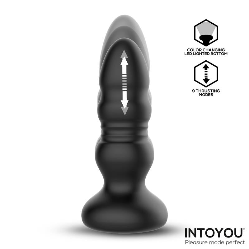 Plug anal INTOYOU Krax – vibrations, poussées & LED