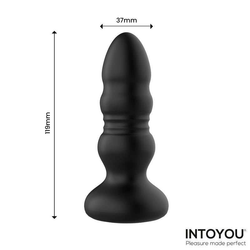 Plug anal INTOYOU Krax – vibrations, poussées & LED
