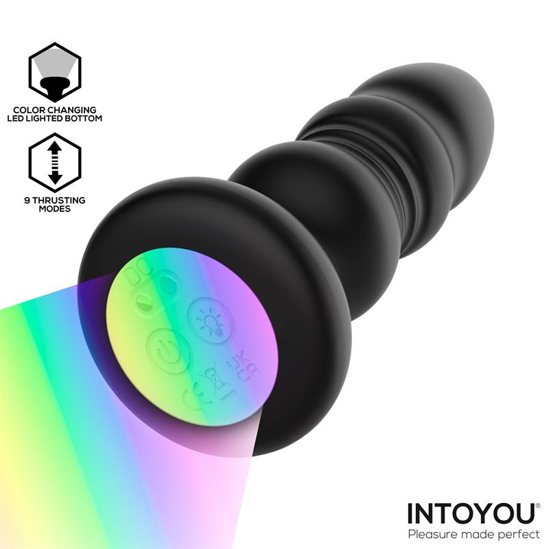 Plug anal INTOYOU Krax – vibrations, poussées & LED