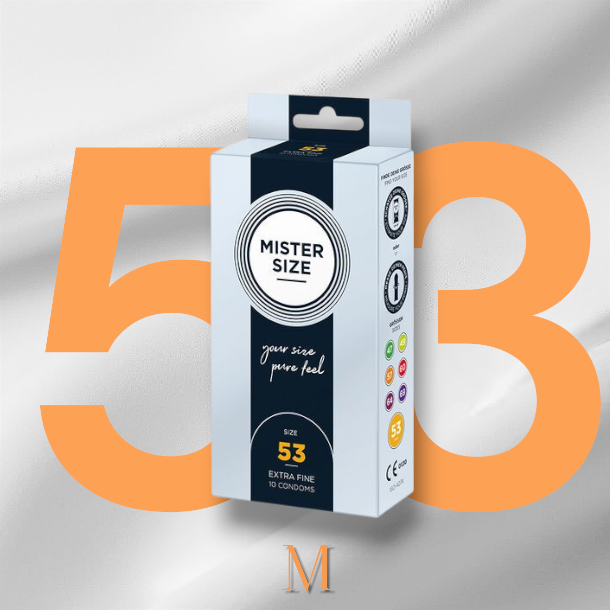 Mister Size - Préservatifs de XS à XXXL (10 unités)