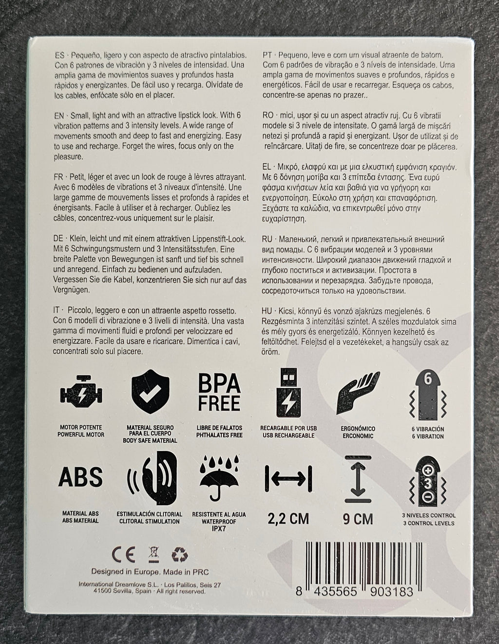 MORESSA - IVY Vibrateur stimulateur de Voyage