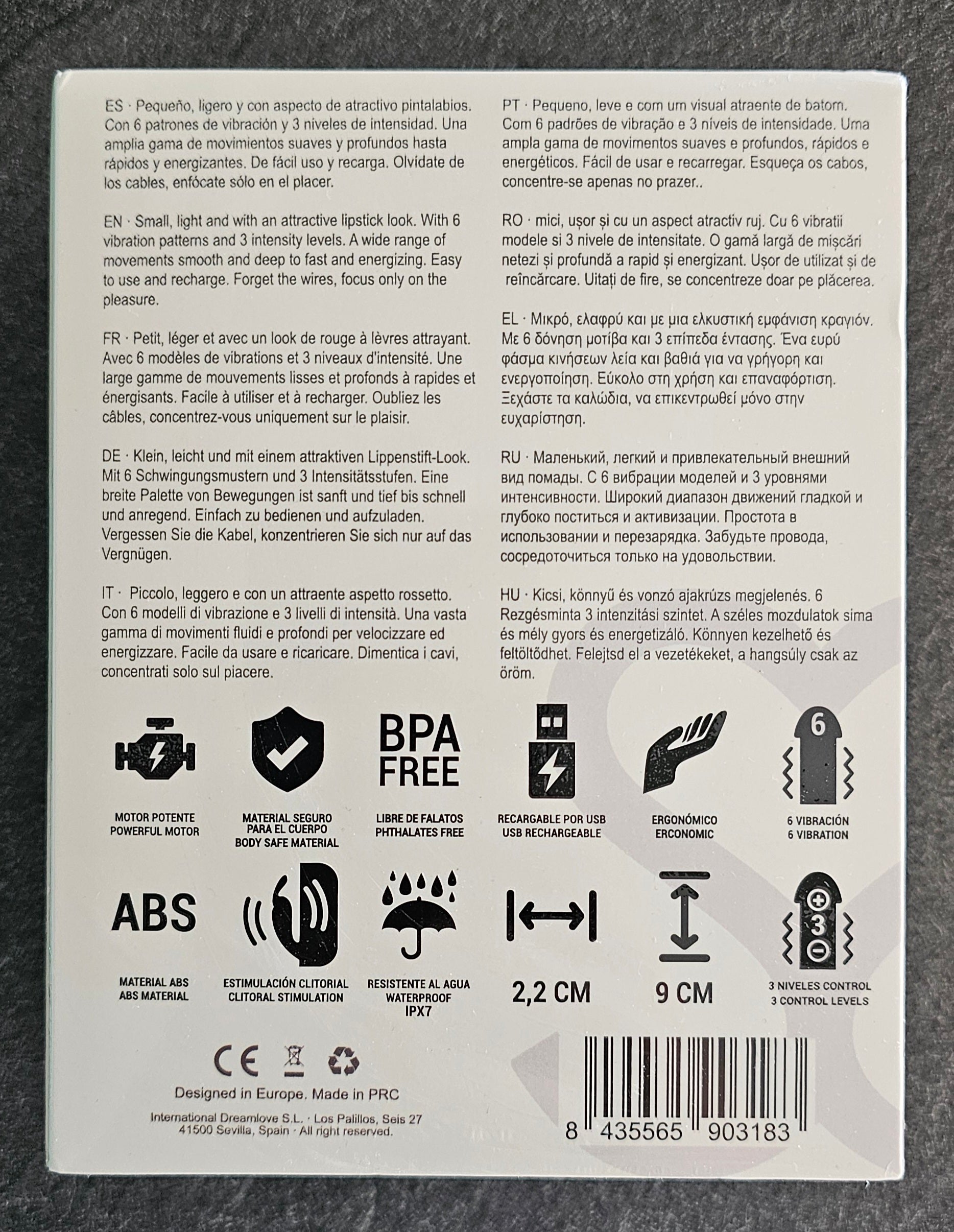 MORESSA - IVY Vibrateur stimulateur de Voyage