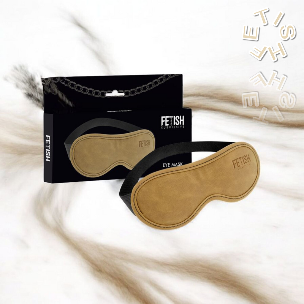 Fétish Submissive Origen - Masque en cuir végan avec doublure en néoprène