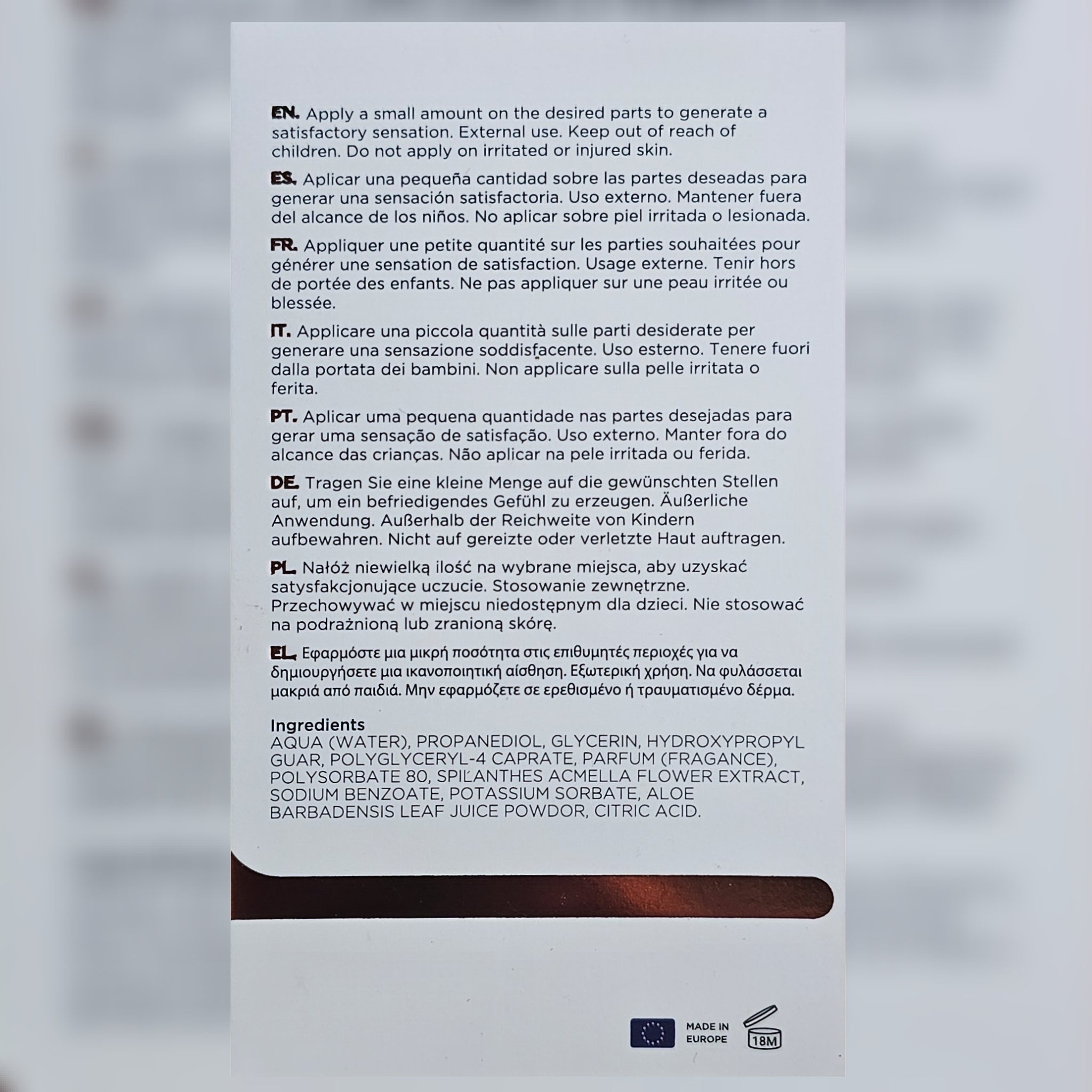 BRUMA - Vibrateur Liquide ultra glissant CUPCAKE 15ml